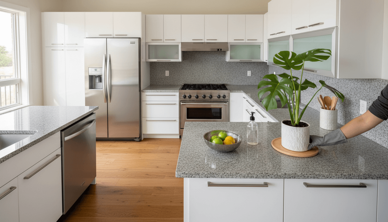 Residential deep clean result